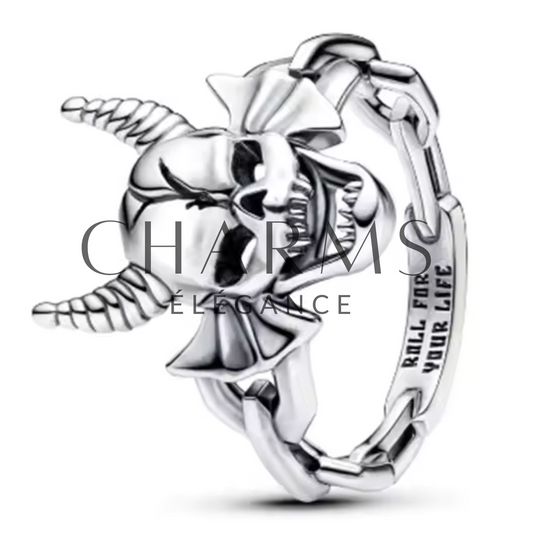 Bague Argentée Hellfire Club – Rebellion et Passion Geek