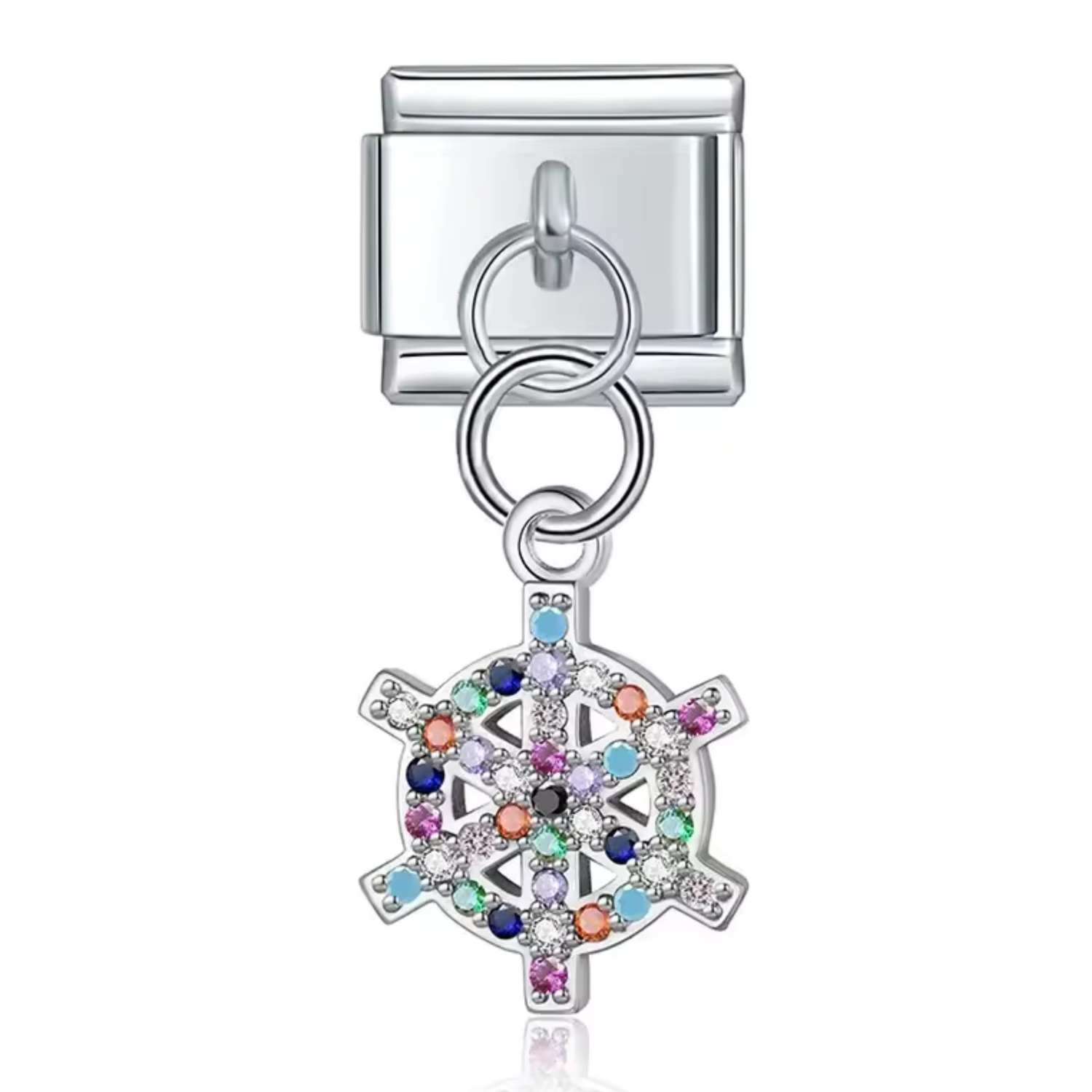 Italian Charm Pendant Silver or Gold – Rudder
