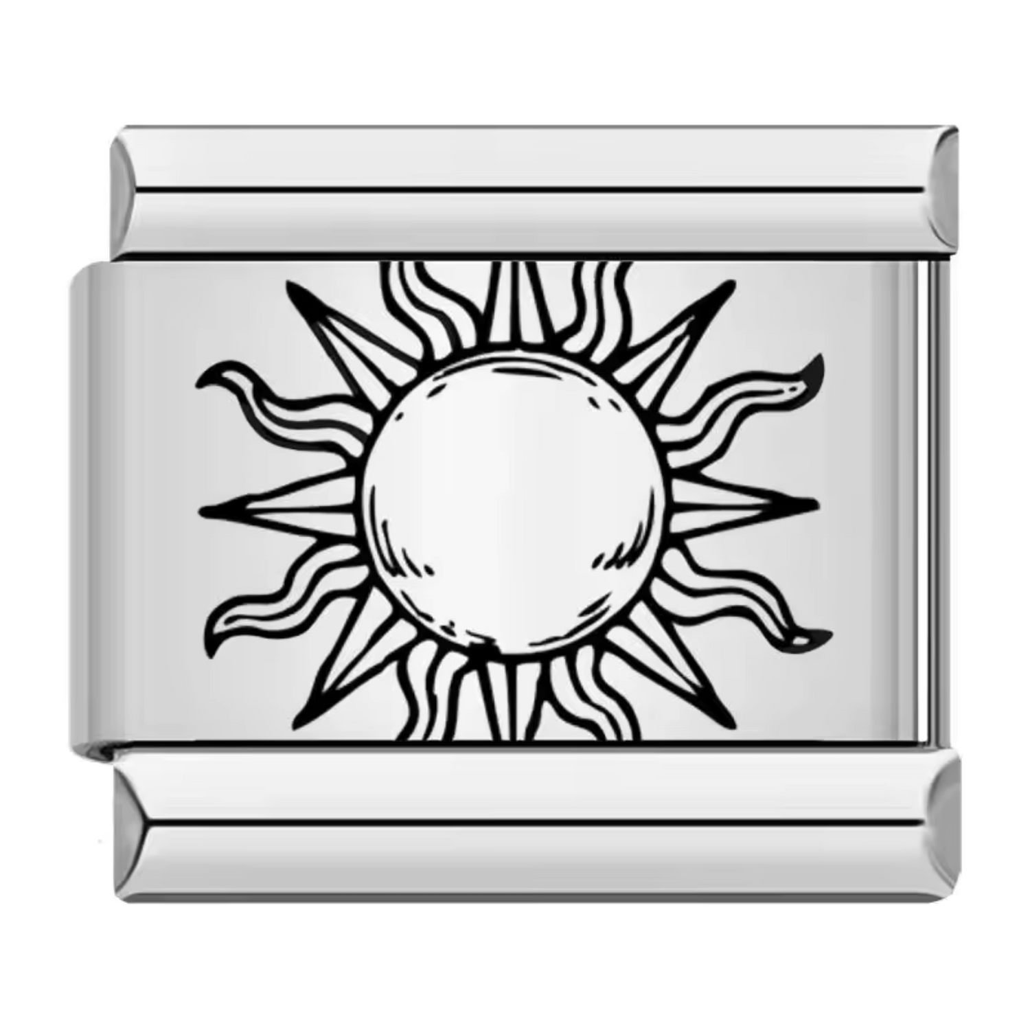 Italian Charm – Silver Sun