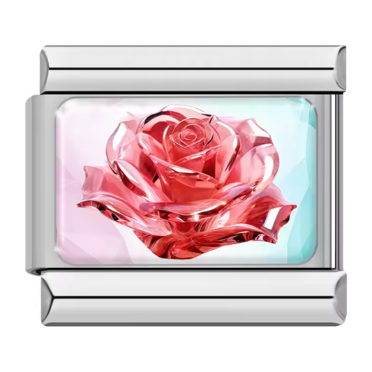 Italienischer Charme – Silber Kristall Pink