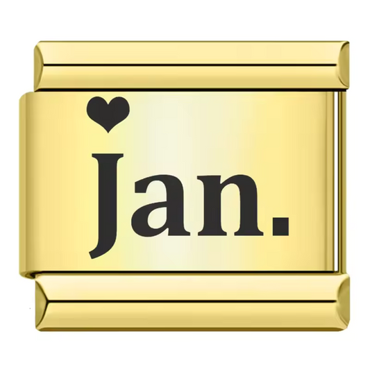 Golden Italian Charm – Month