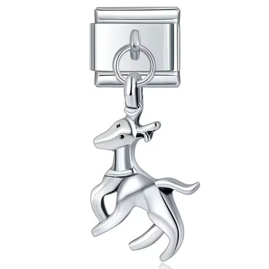 Italienischer Charm-Anhänger – Hirsch