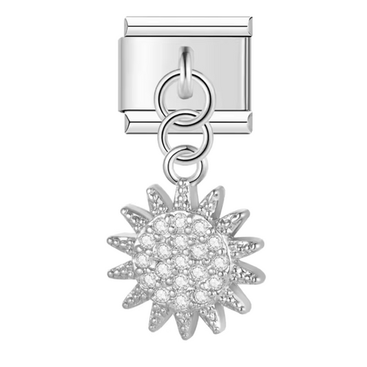 Italian Charm – Sonnenanhänger in Silber, Gold oder Roségold