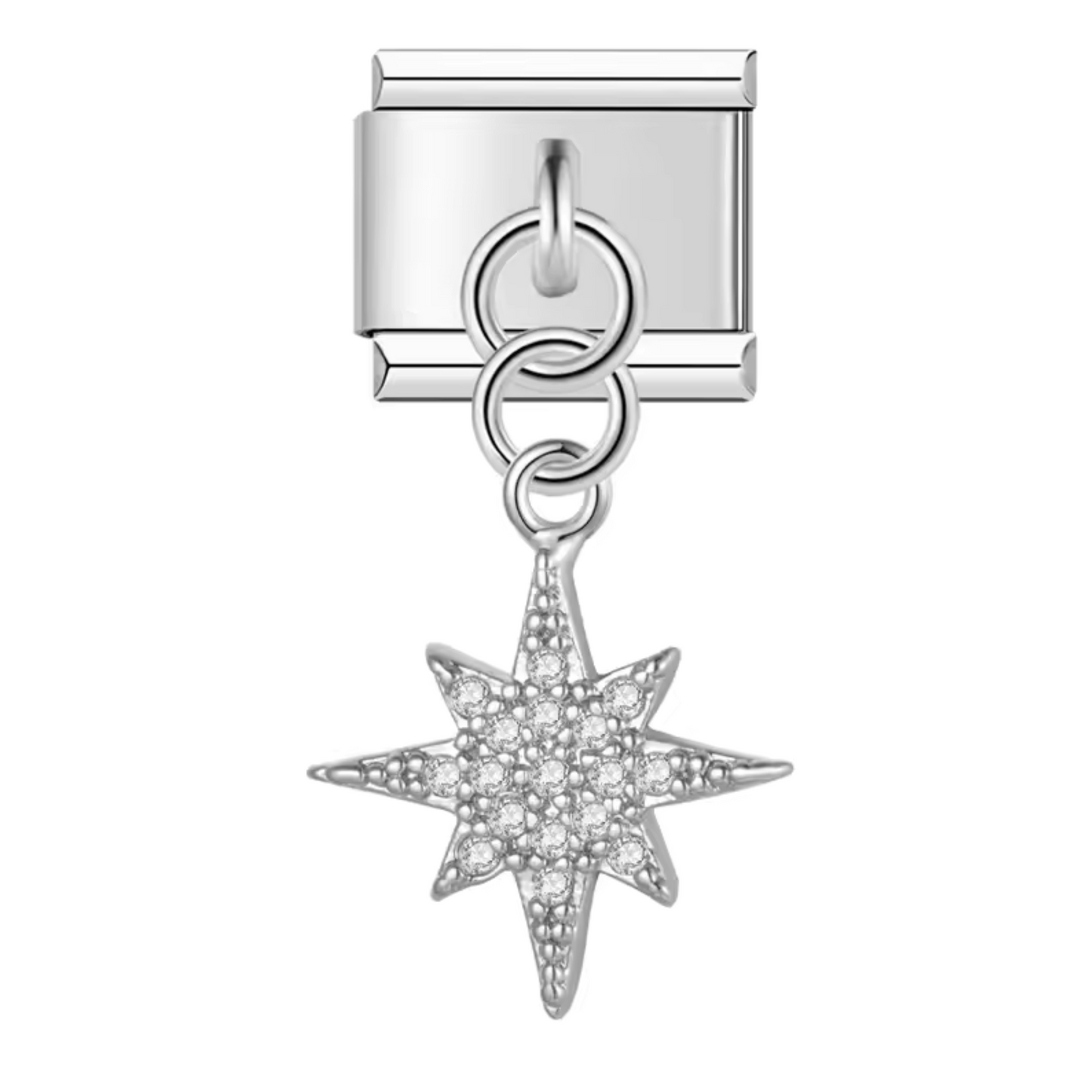 Italian Charm – Sternanhänger in Silber, Gold oder Roségold