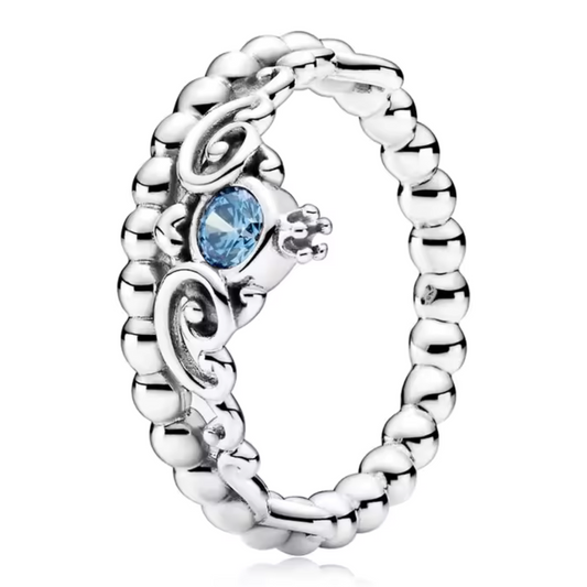 Cinderella Carriage Silver Ring – Royal Elegance and Daydream