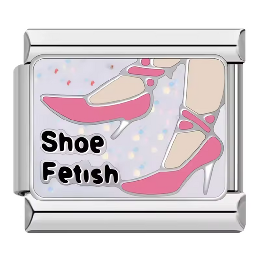 Silver Italian Charm – “Shoe Fetish” with Heel