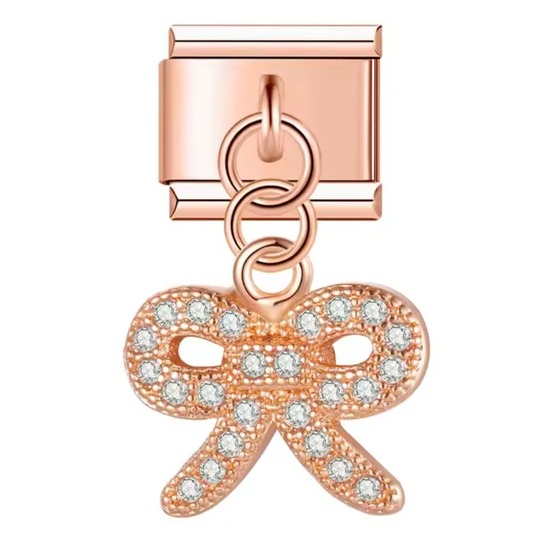 Italian Charm Pendant in Rose Gold, Silver or Gold – Knot