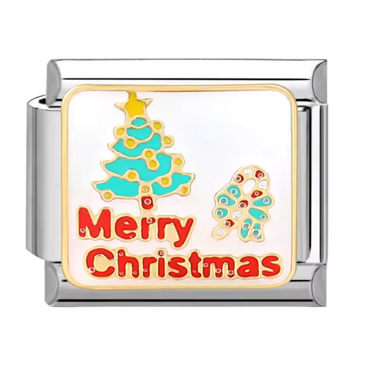 Italienischer Charme – Frohe Weihnachten Silber und Gold