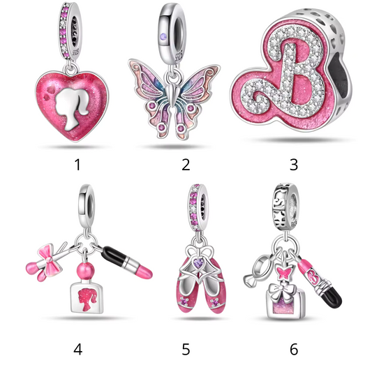 Barbie Charms – Glamour und Magie (6 Charms zur Auswahl)