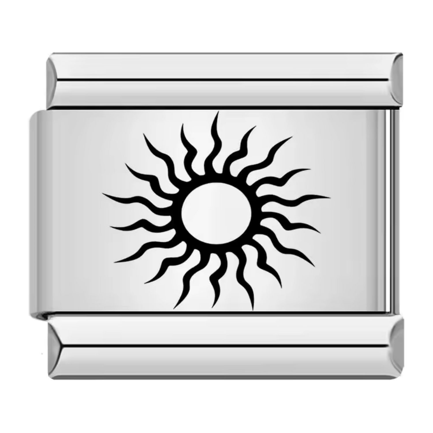 Italian Charm – Silver Sun