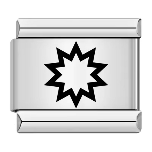 Italienischer Charme – Silberner neunzackiger Stern