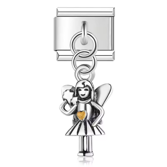 Italian Charm Silver Pendant – Fairy