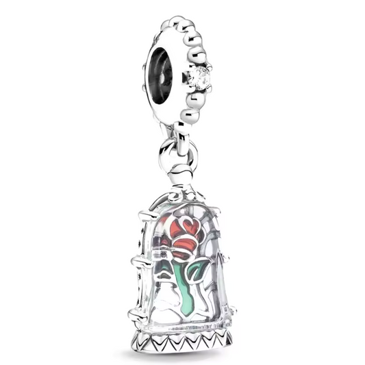 Charm Pendant - Beauty and the Beast Enchanted Rose | Disney