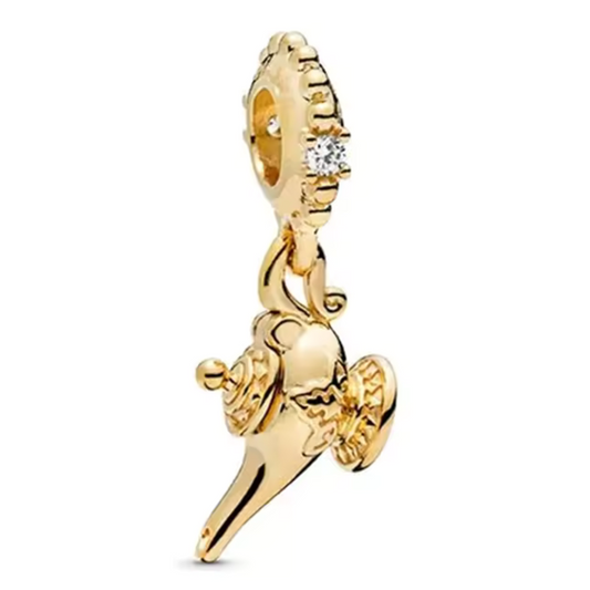 Aladdin's Lamp Charm (Available in Silver or Gold)