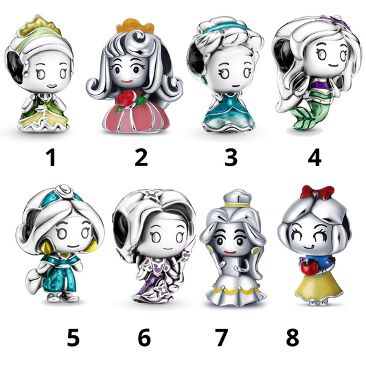 Charm - Disney Princess (8 Princesses Available)