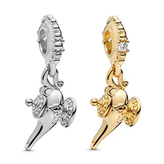 Aladdin's Lamp Charm (Available in Silver or Gold)