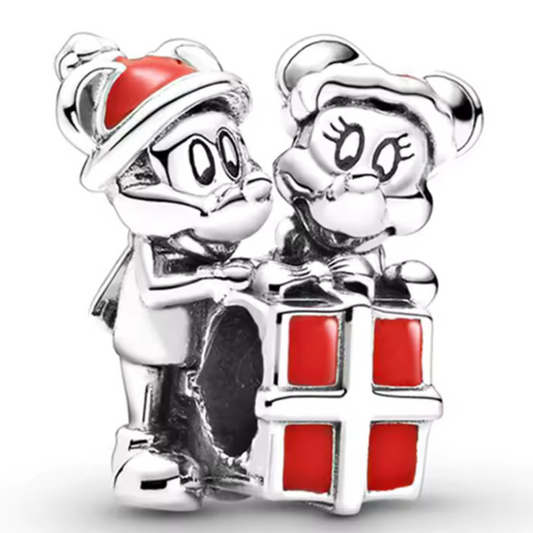Charm - Mickey and Minnie Christmas Gift | Disney