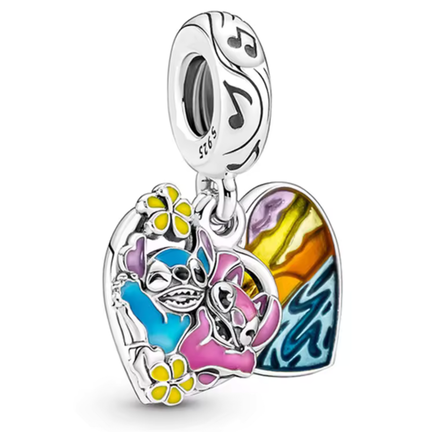 Herzmedaillon von Lilo und Stitch