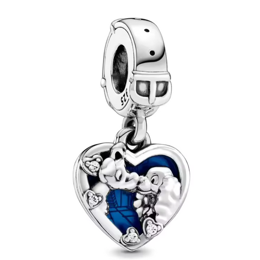 Charm-Anhänger – Susi und Strolch in Herzform | Disney