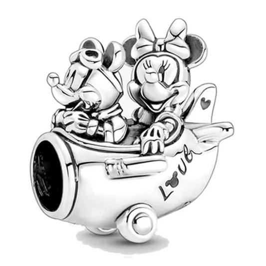 Charm - Mickey and Minnie in Sparkling Airplane | Disney