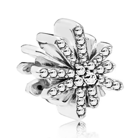 Silver Fireworks Charm