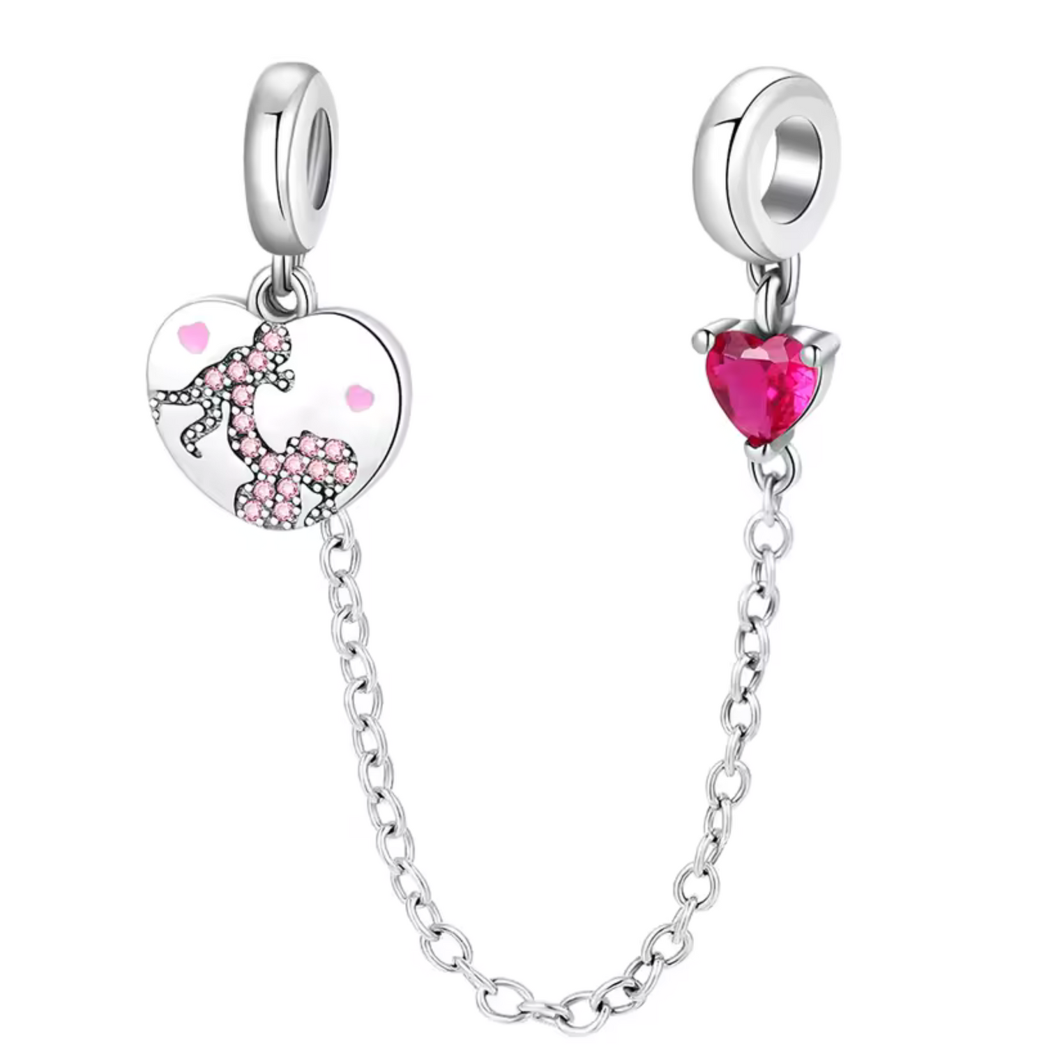 Mom and Child Chain Charm – Unconditional Love