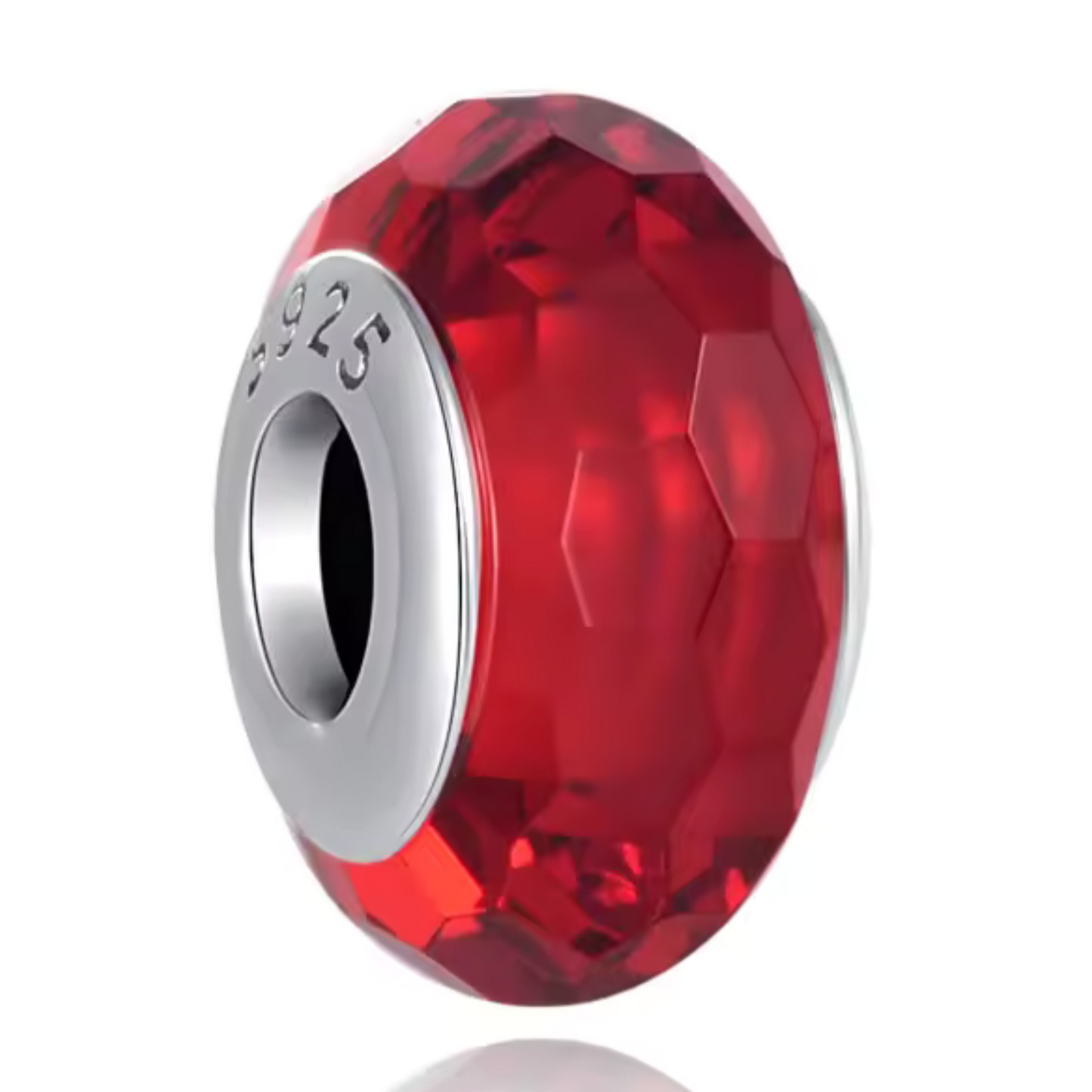 Roter Anhänger aus Muranoglas