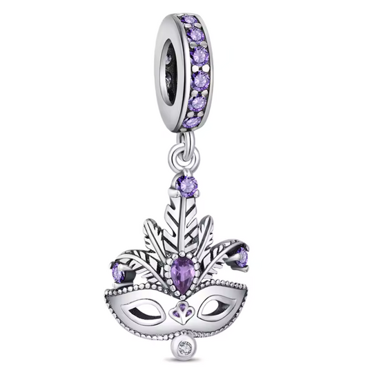 Masquerade Ball Mask Charm