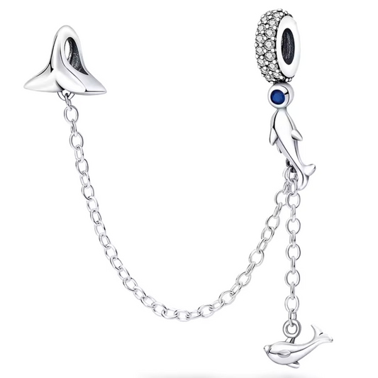 Dolphin Chain Charm – Freedom and Marine Serenity
