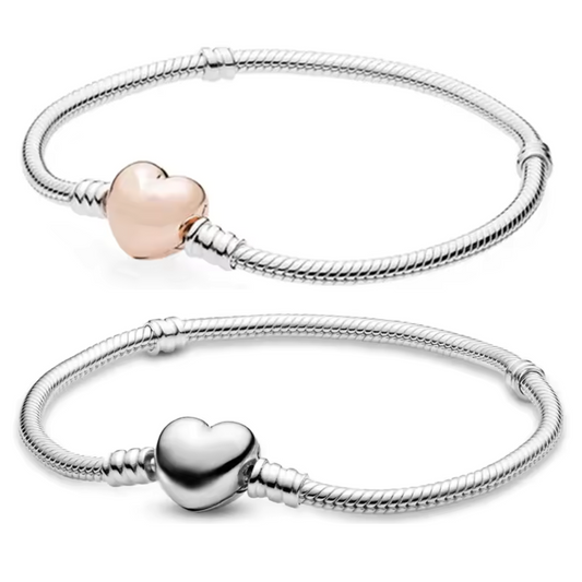 Herzarmband Ihrer Wahl – Silber oder Gold