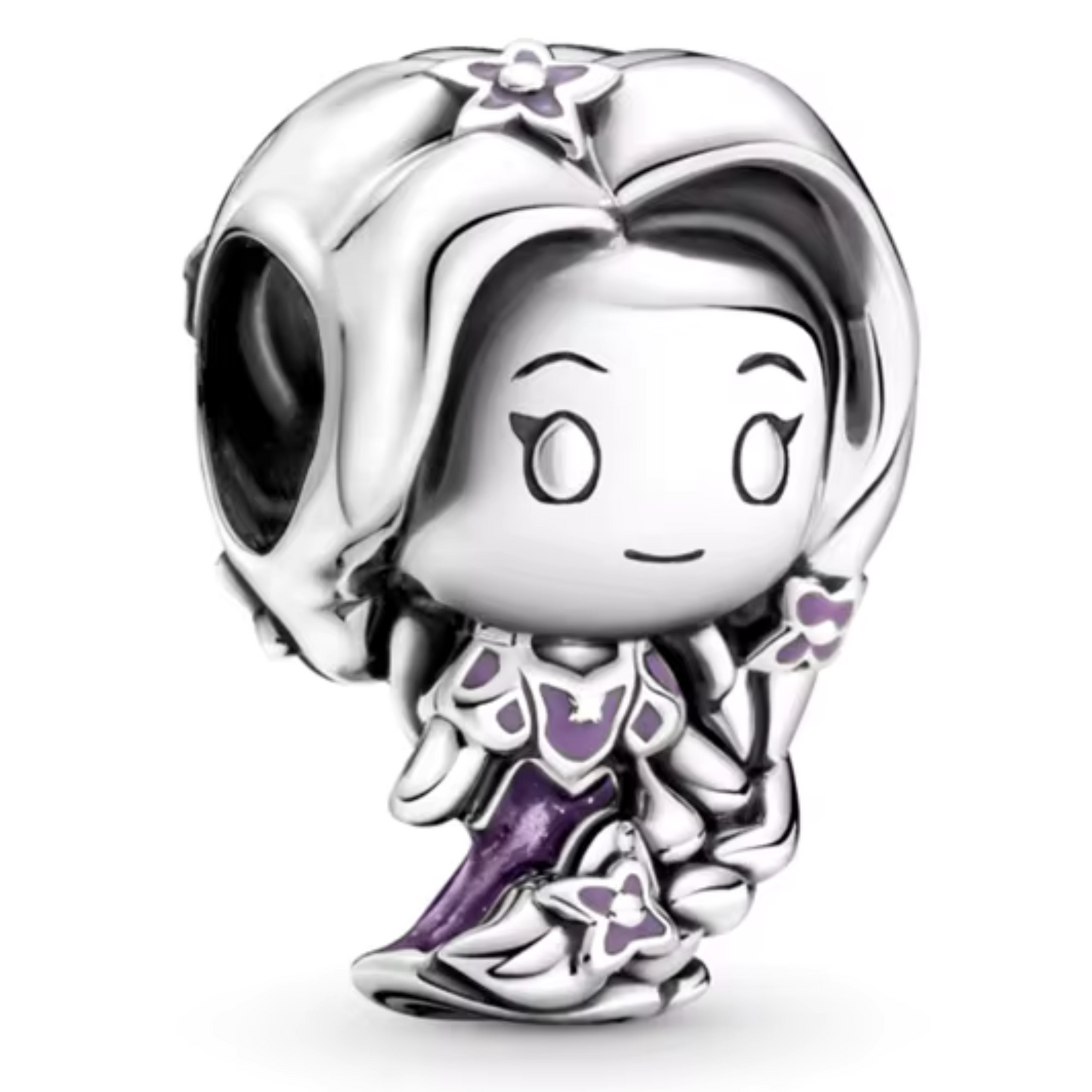 Rapunzel Charm – 925 Silber | Disneys freies und abenteuerliches Funkeln