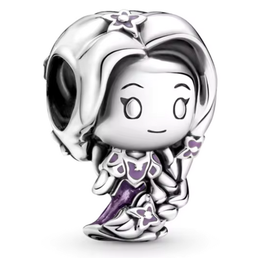Rapunzel Charm – 925 Silber | Disneys freies und abenteuerliches Funkeln