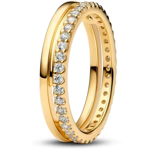 Gold Eternity Ring – Eleganter Glanz