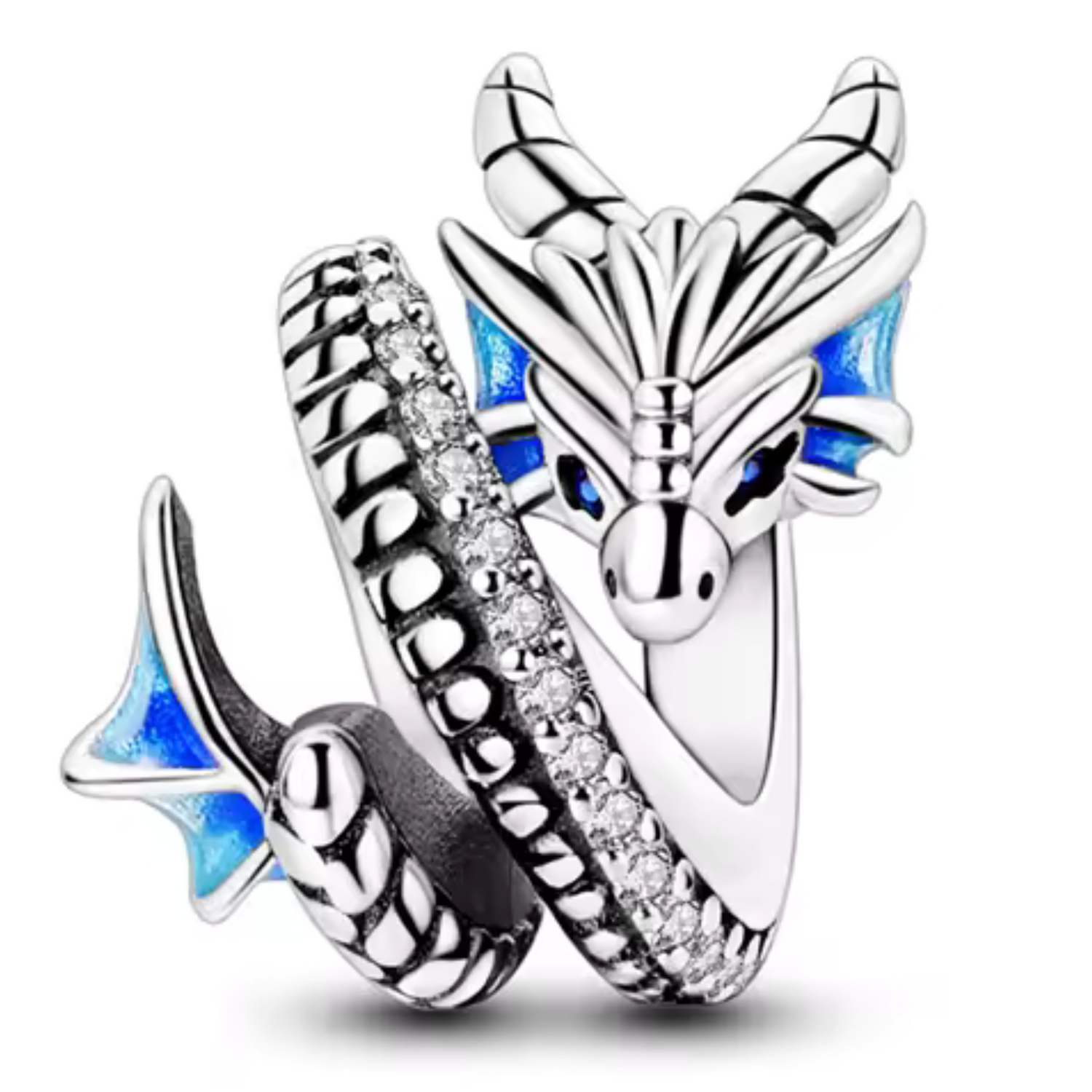 Coiled Dragon Charm – Strength and Mystery