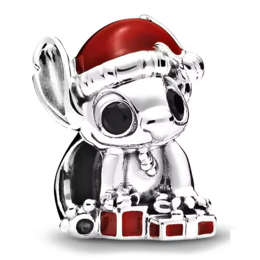 Charm - Stitch as Santa Claus