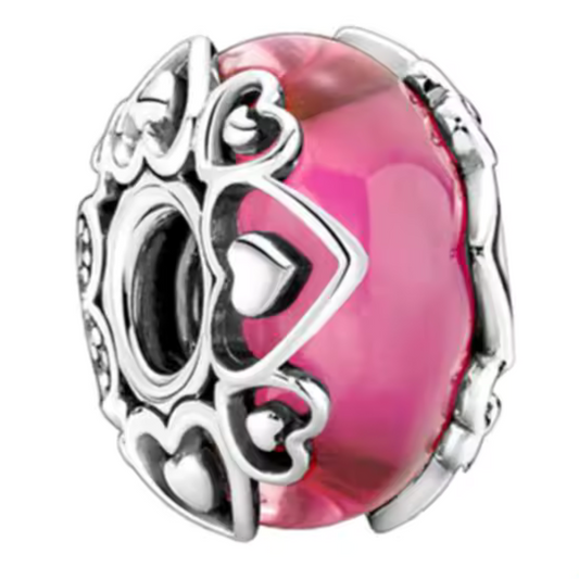 Charm - Murano Glas Valentinstag