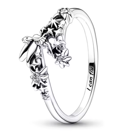 Tinker Bell Silver Ring – Magic and Free Spirit