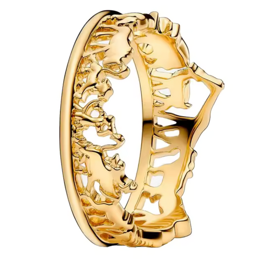 The Lion King Gold Ring – Strength and Reign of the Kingdom