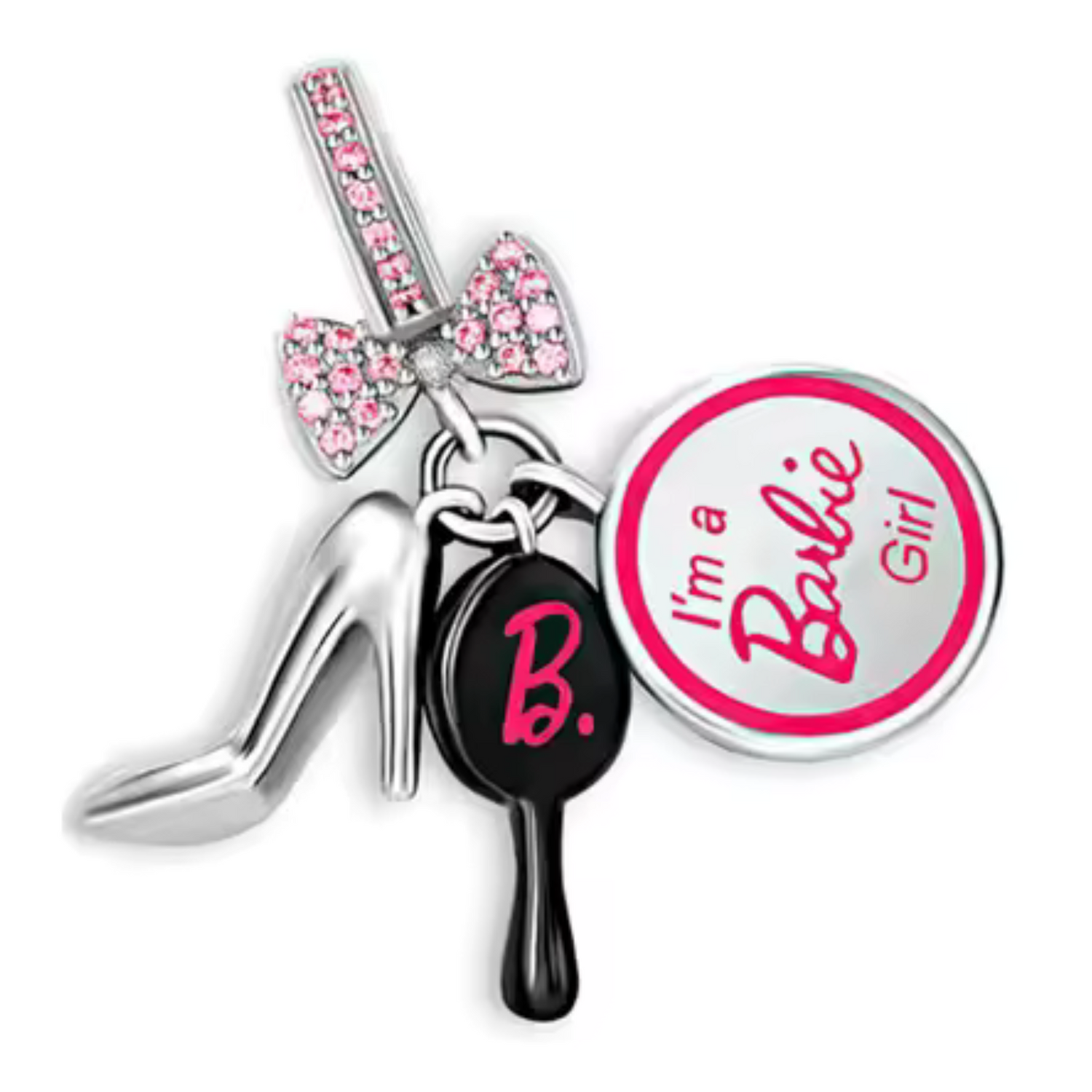 Charm Heel with Mirror and "I'm Barbie Girl"