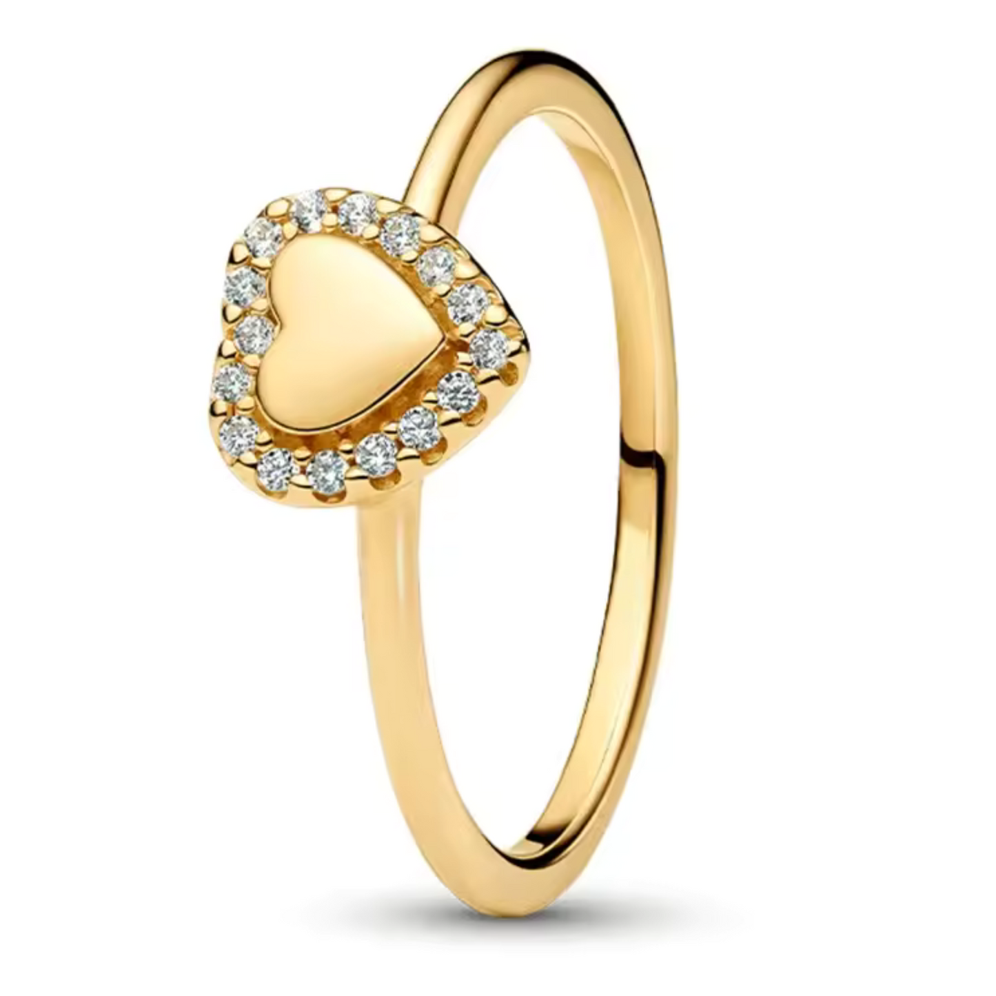 Eleganter Herzring – Silber oder Gold