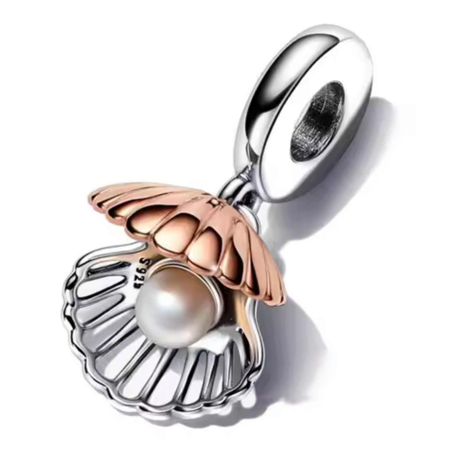 Shell Charm with Pearl