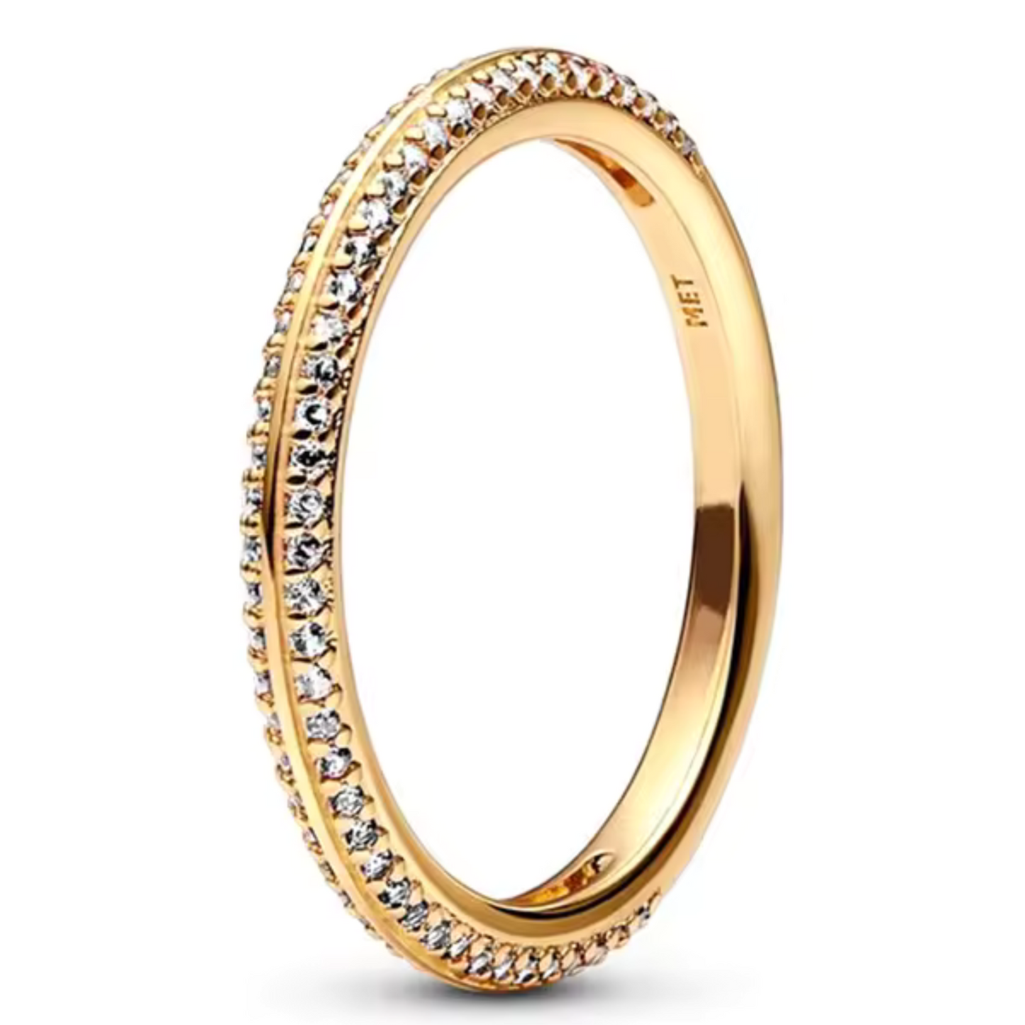 Feiner Goldring mit Strasssteinen – Zartes Funkeln und sonnige Raffinesse