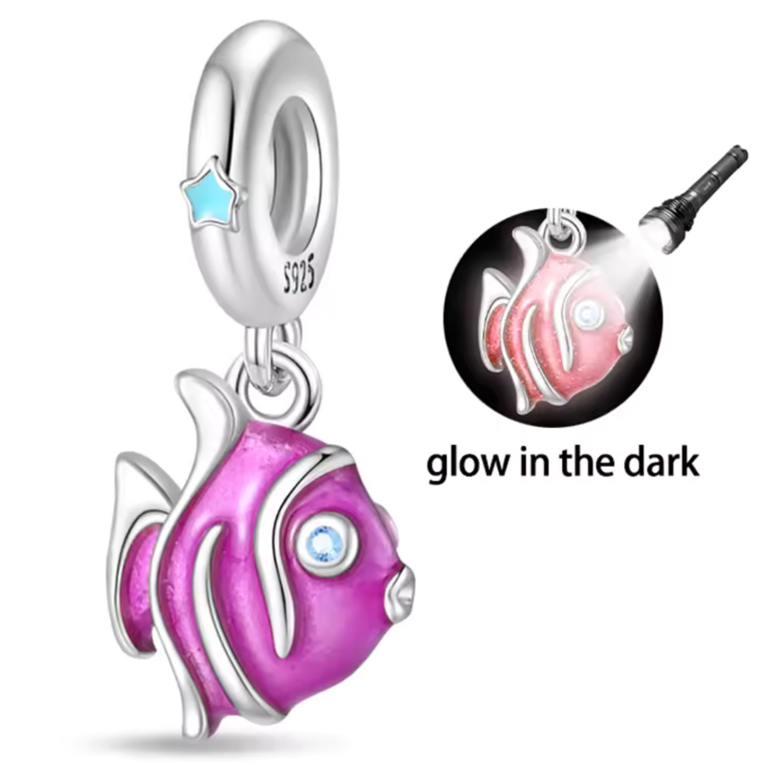 Pink Fish Charm – Wasserweichheit und Fantasie