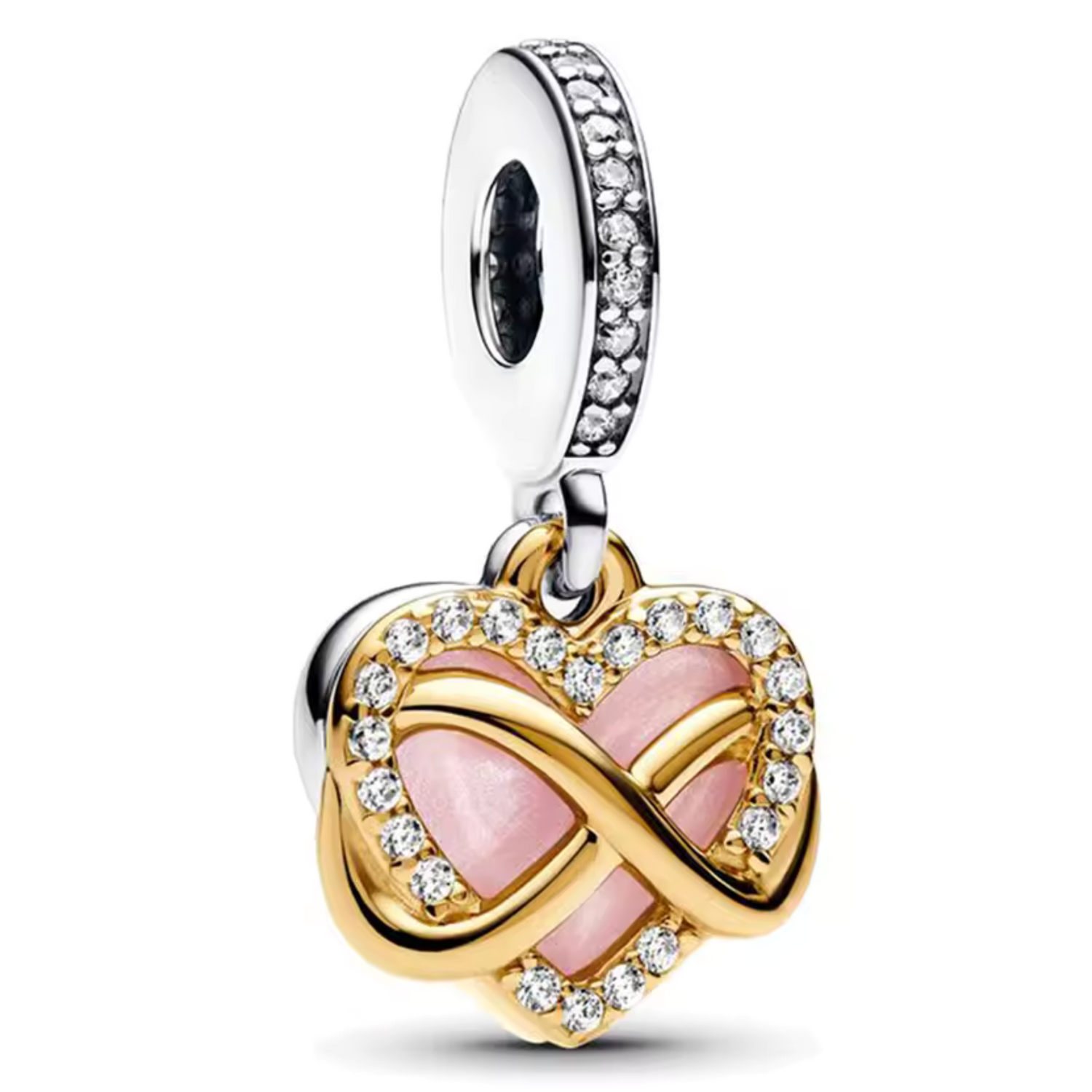 Infinity Heart Charm