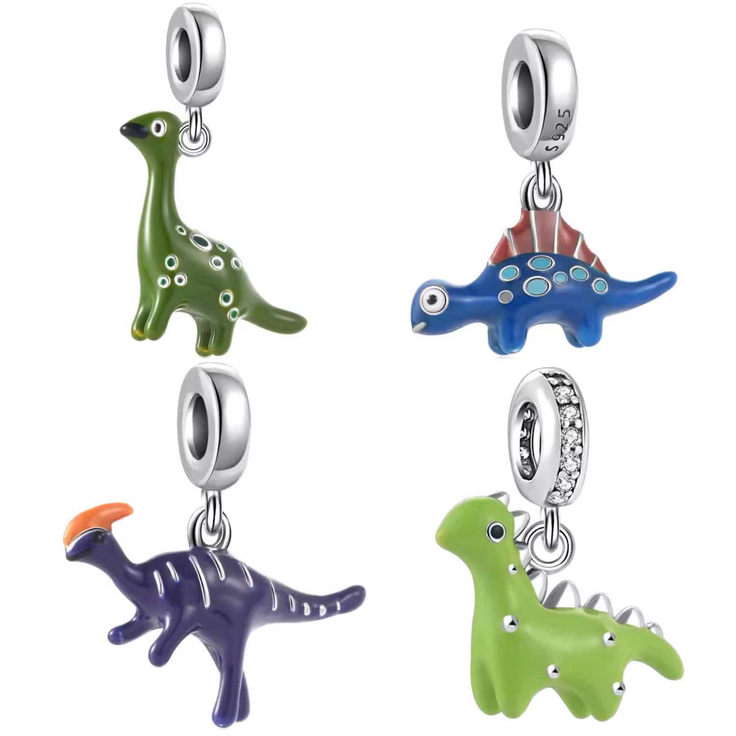Charms Petits Dinosaures – 4 Modèles au Choix