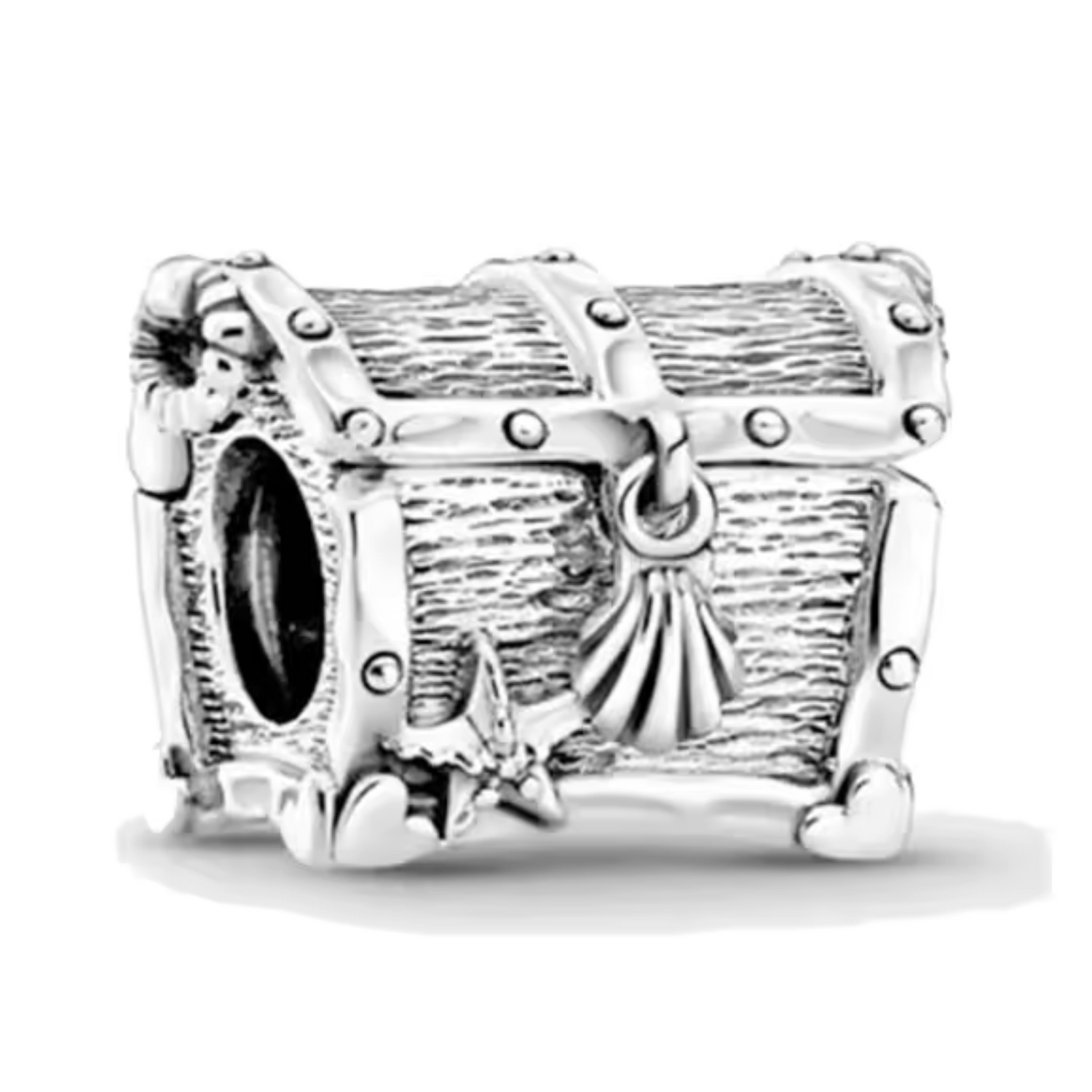 Treasure Chest Charm with Shells