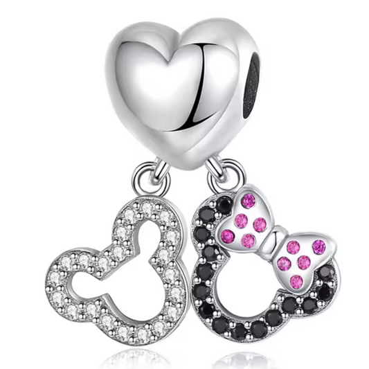 Mickey und Minnie Charm – Unverzichtbare Disney-Ikonen