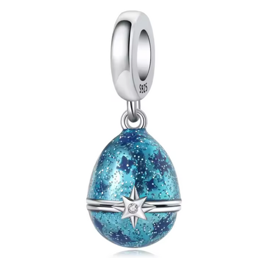 Marineblauer Eieranhänger