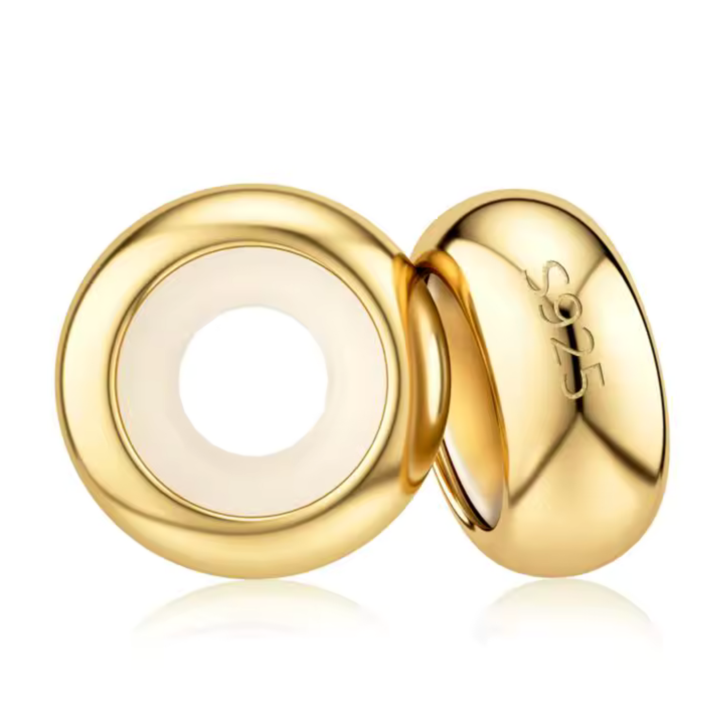 Gold Spacer Charm – Luxury and Refinement