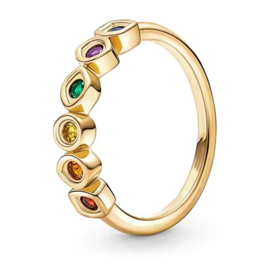 Goldring mit Unendlichkeitsstein – Kraft und Ewigkeit